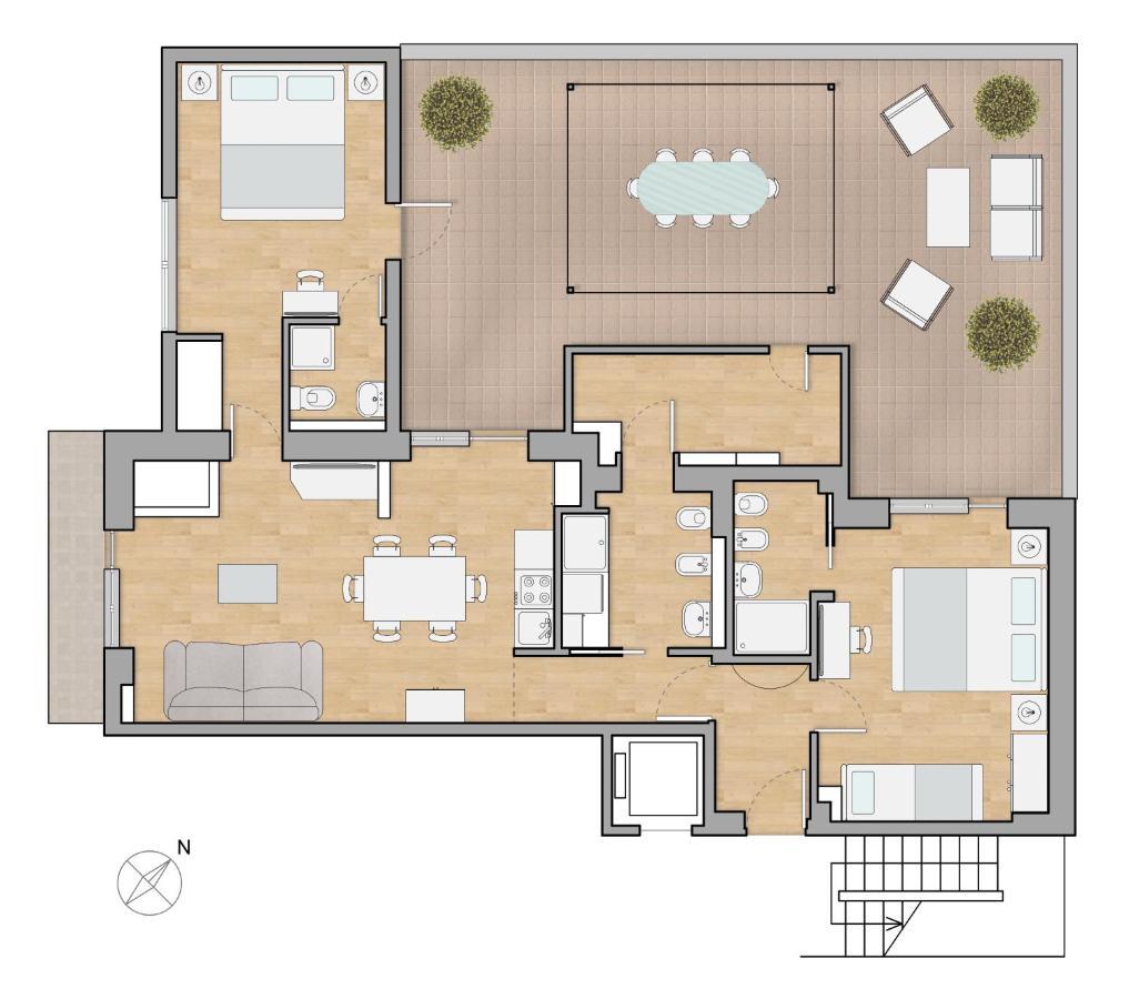 Vatican Luxury Apartment With Terrace - 7 People โรม ภายนอก รูปภาพ